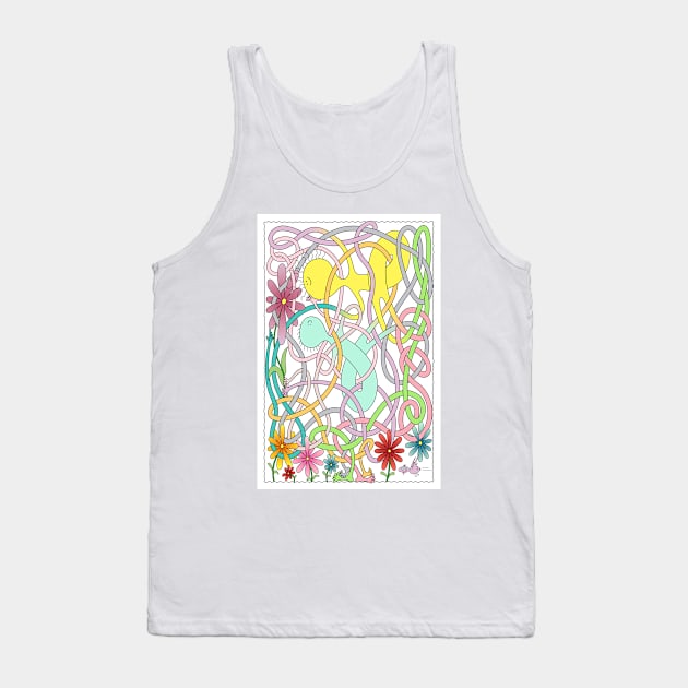 Mr Squiggly Thanks Mom Tank Top by becky-titus